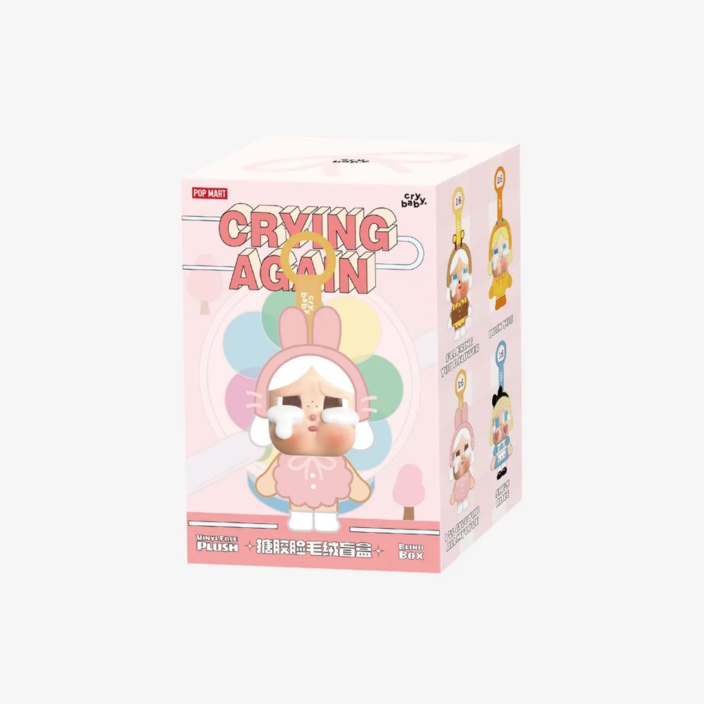 Authentic Pop Mart CRYBABY Crying Again Series-Vinyl Face Plush - She’s Alice - Picture 3 of 7